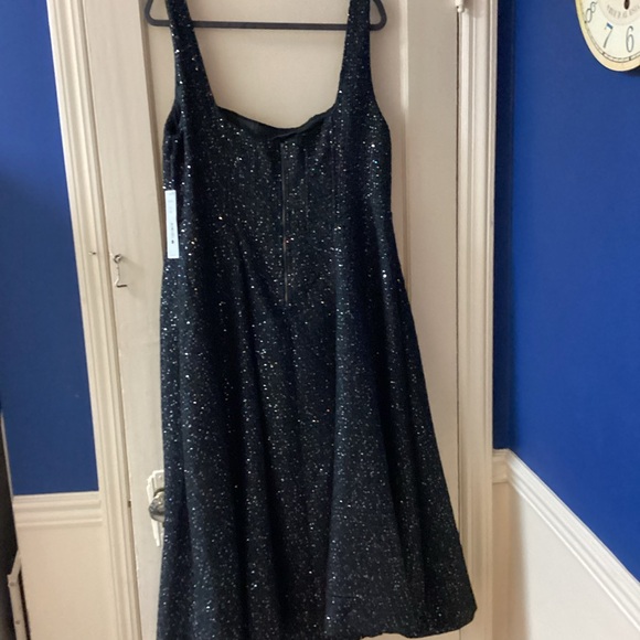 Women’s Aqua Black Sequin Dress- Size XXL- Bloomingdale’s- NWT- lined- - Picture 8 of 14